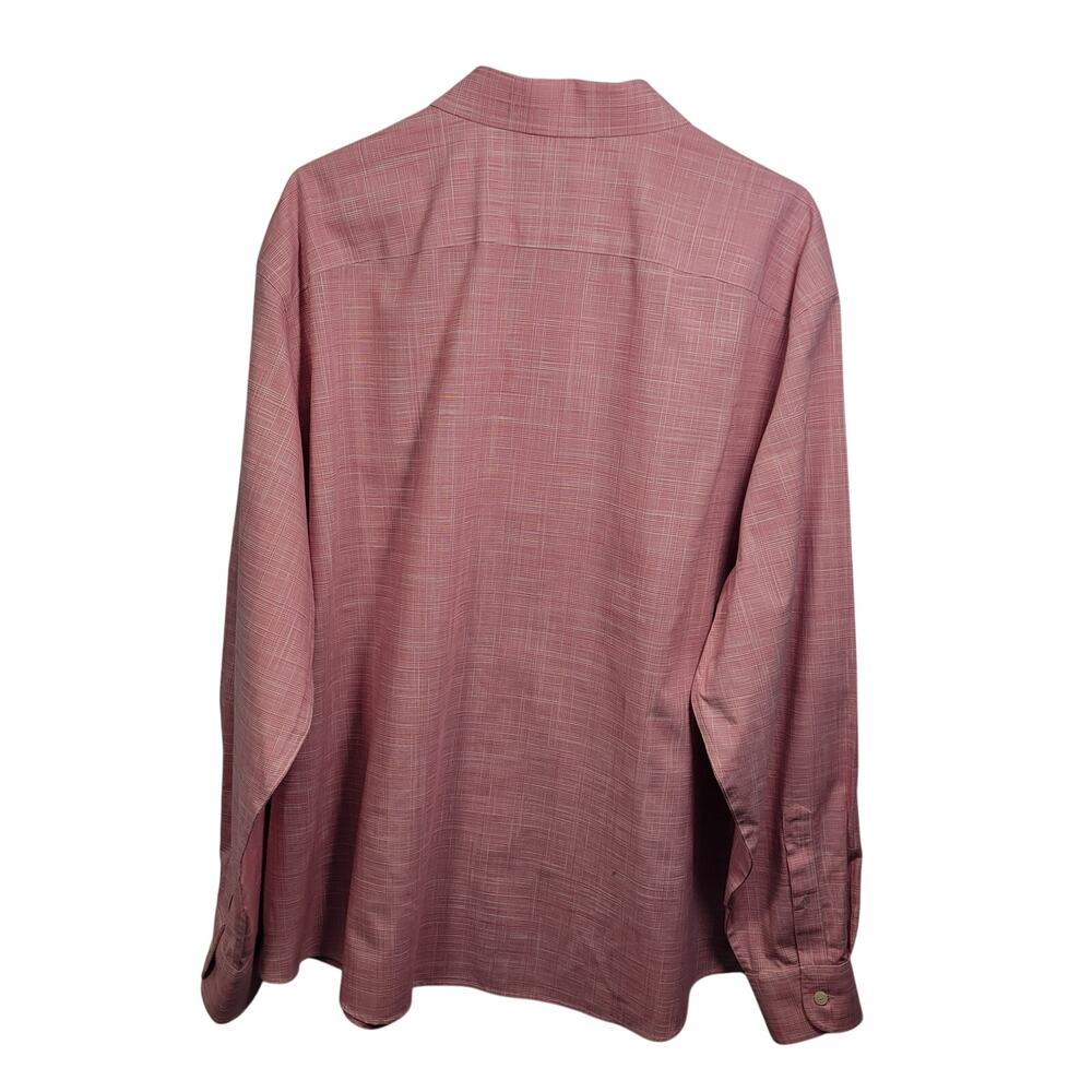 Untuckit Men's Button Front Pink Plaid Shirt Size 2XL 41726-1334 - Picture 6 of 8